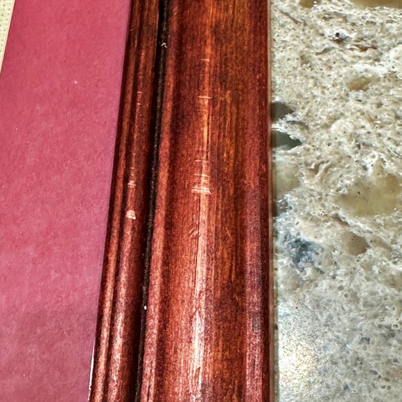 Framed Finished Pink Tulips Floral Cross Stitch Picture w Glass 13.5" x 16.5" - Picture 9 of 12